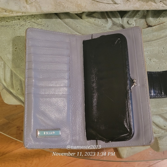 L.A.M.B. by Gwen Stefani Bi-fold Shadow Wallet Luxury Designer Handbag #628 - Picture 6 of 15